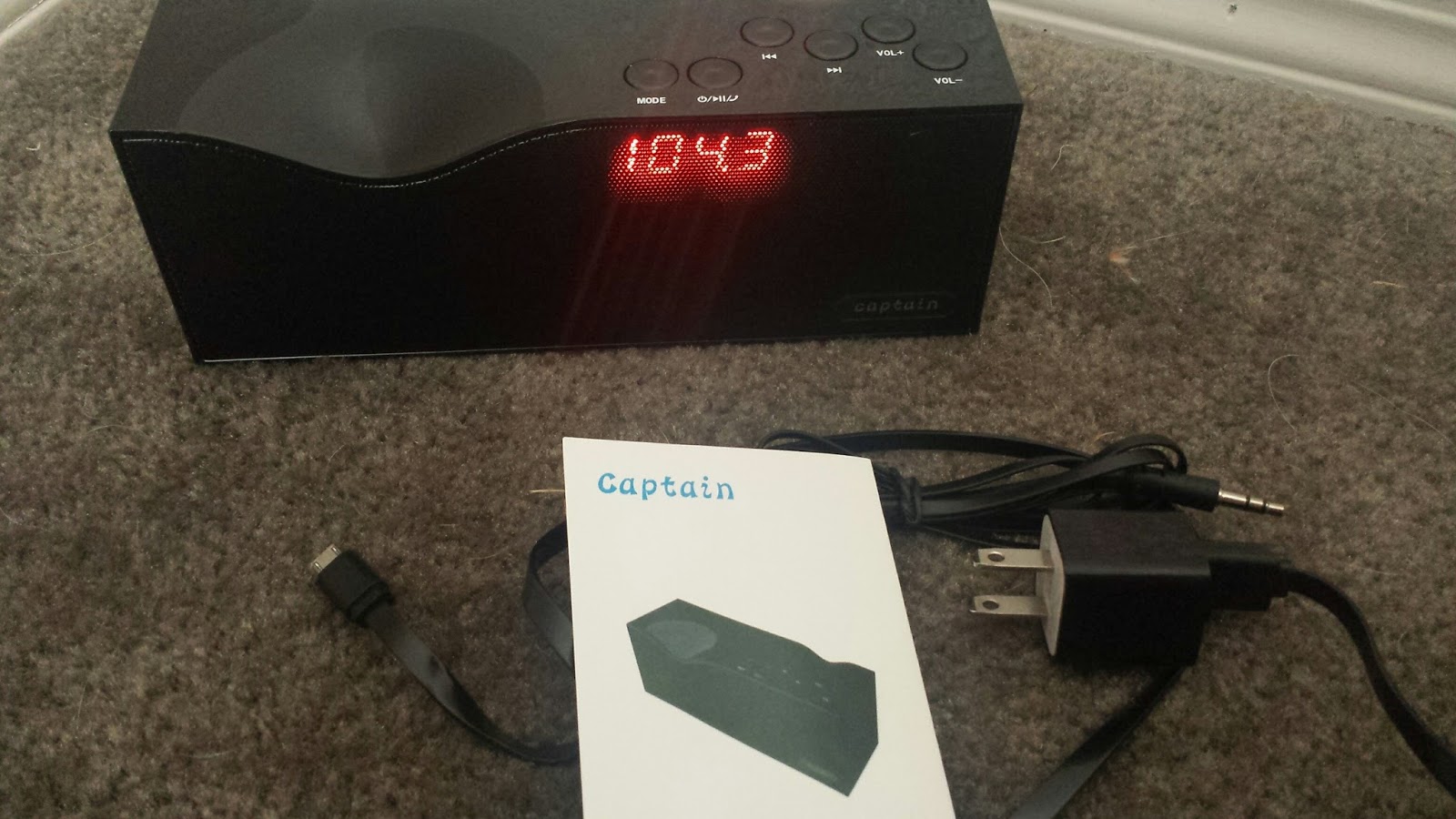 Captain Black Portable Wireless Bluetooth Surround Stereo Speaker